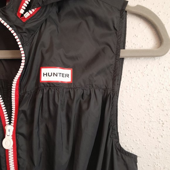 HUNTER for Target Black Sporty Windbreaker Sleeveless Dress Full Zip Front XS - Picture 5 of 16